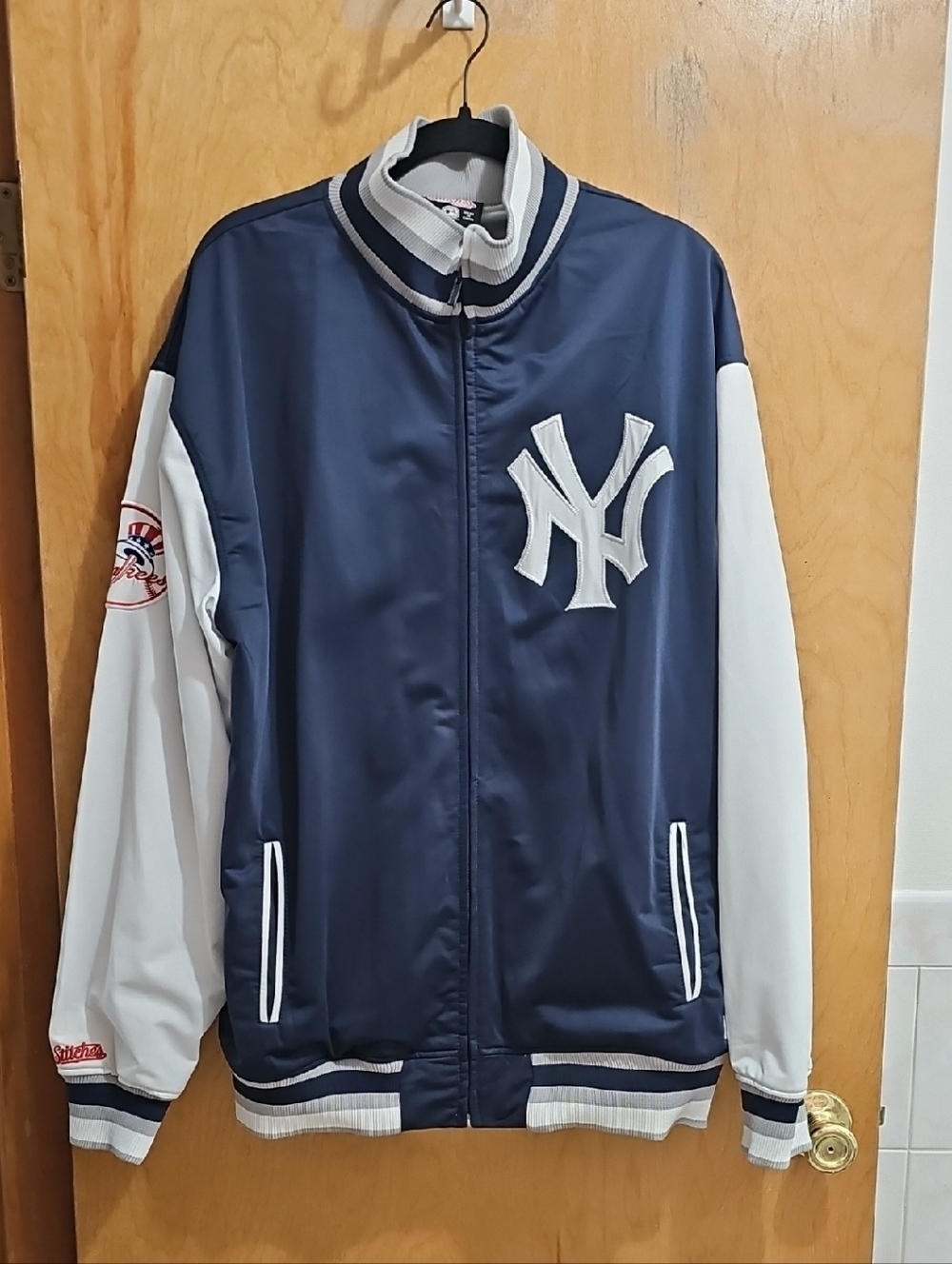 New York Yankees Navy & White Men's Team Jacket by Stitches